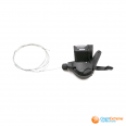 Шифтер, триггер SENSAH MX 9-A, 3 скор. левый 1758mm, чёрный Shimano
