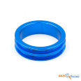Алюминиевое кольцо Neco 1 1/8", 10 мм, облегченное, синее